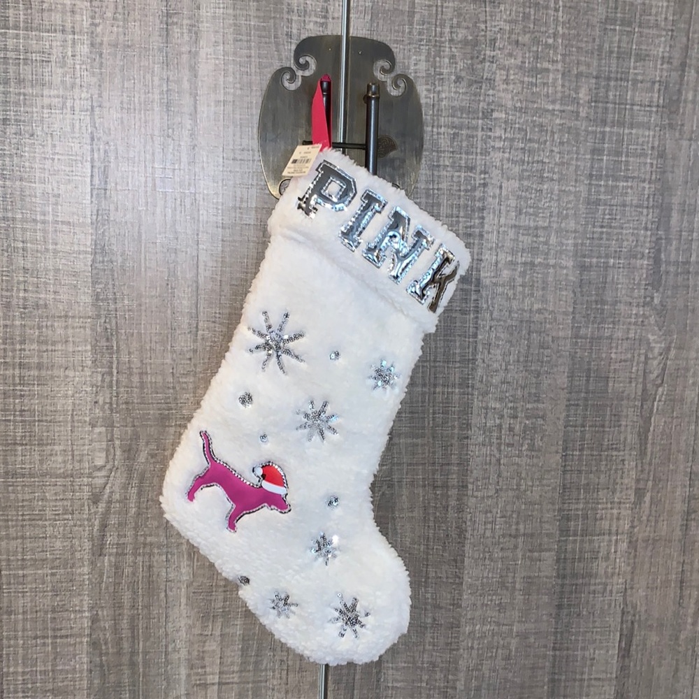 Victoria's Secret PINK Dottie‎ Clause Stocking